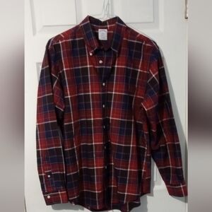 Brooks Brothers Red and Blue Checkered Shirt